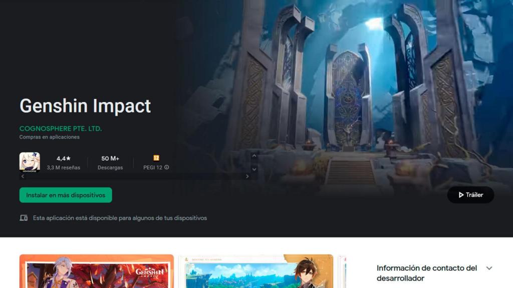 La Google Play Store cabia radicalmente su diseño en ordenadores