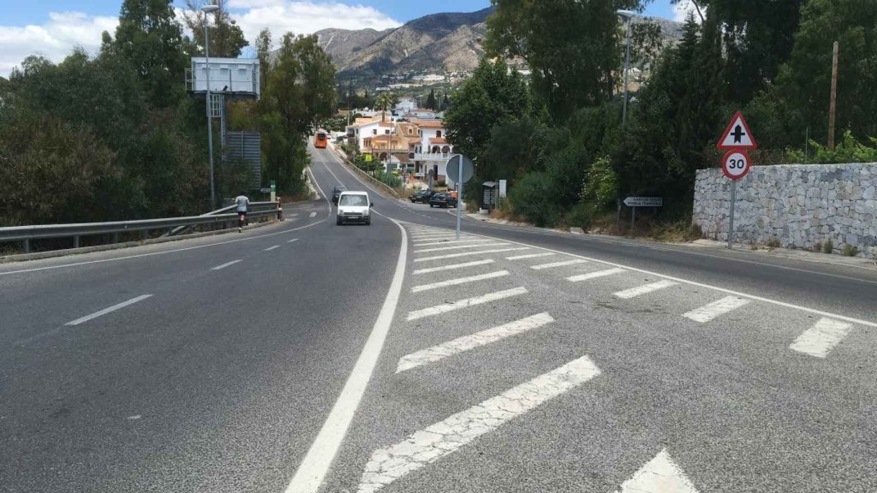 La carretera de Mijas.