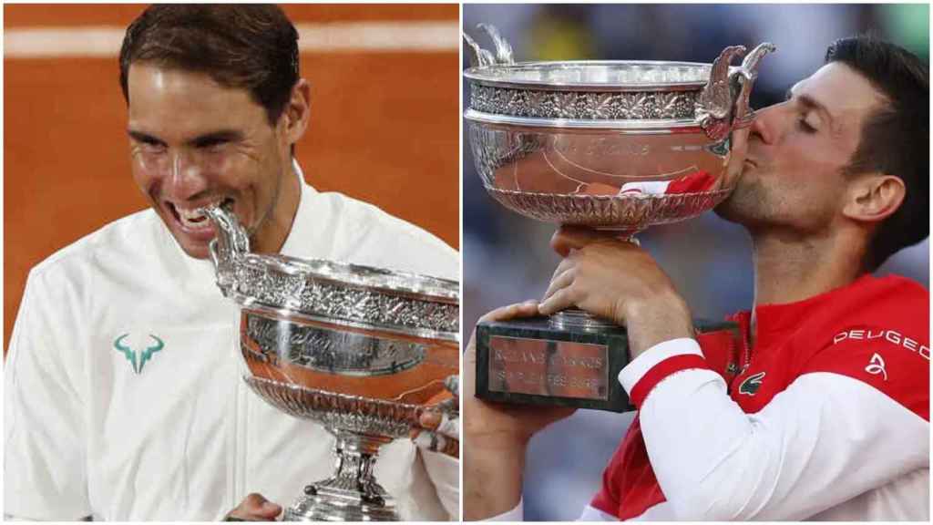 Rafa Nadal y Novak Djokovic, ganadores de Roland Garros 2020 y 2021