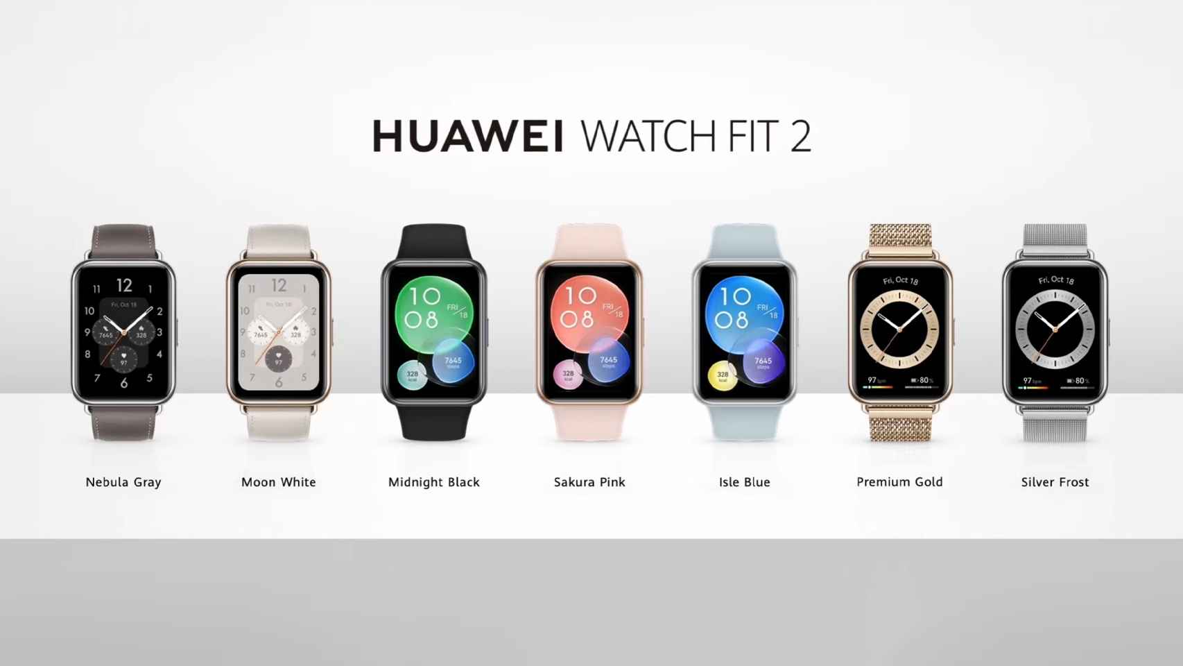 Huawei Watch Fit 2 colores