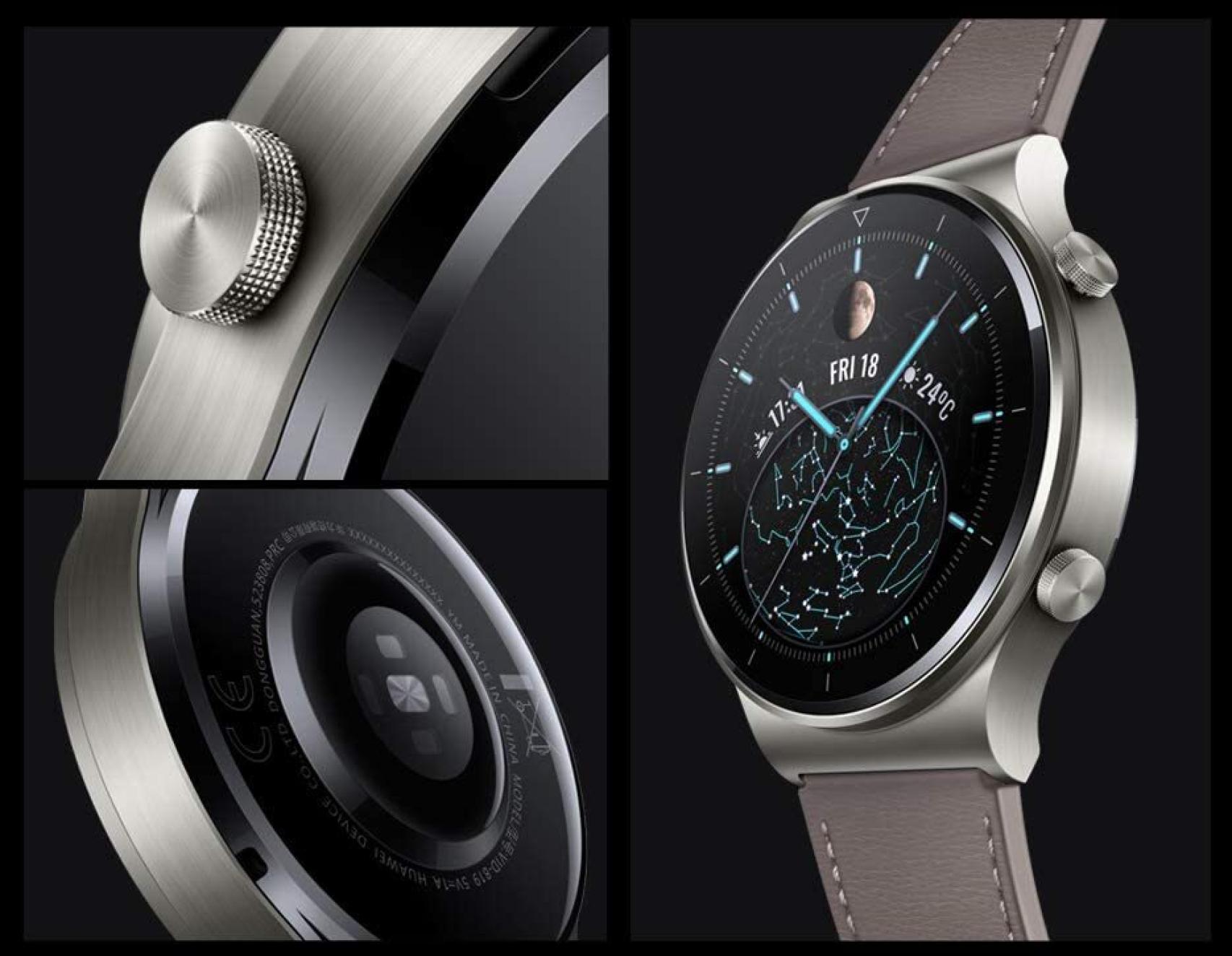 Huawei Watch GT 2 Classic en oferta: correa de piel, GPS y