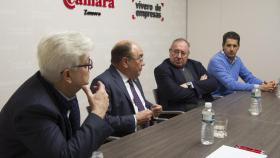 Imagen de archivo de una rueda de prensa en la Cámara de Comercio de Zamora