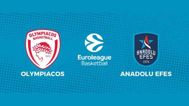 Olympiacos - Anadolu Efes: siga la semifinal de la Euroliga, en directo