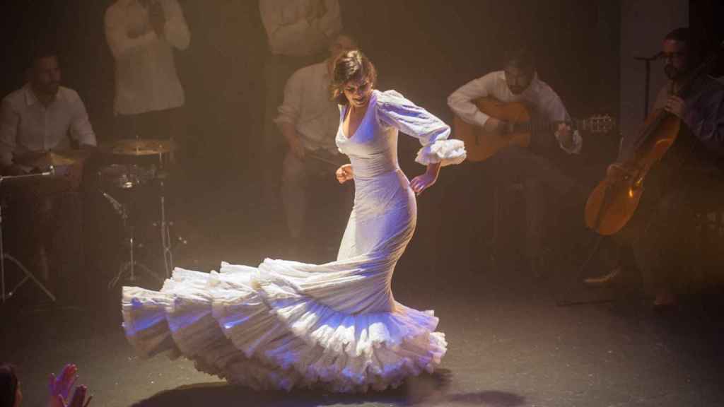 Una imagen del espectáculo flamenco 'María de mis entrañas'.