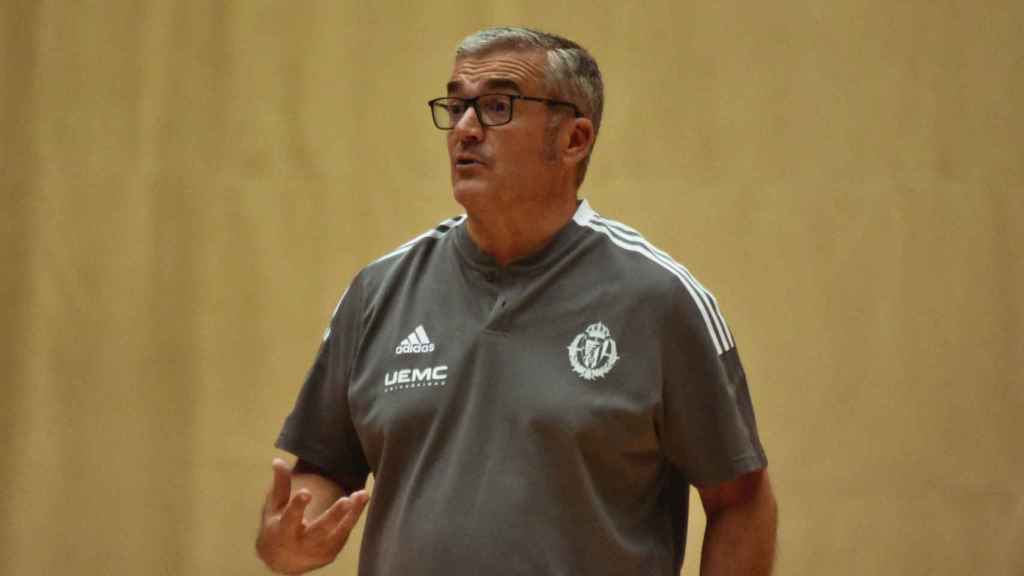 Paco García, entrenador del Real Valladolid Baloncesto
