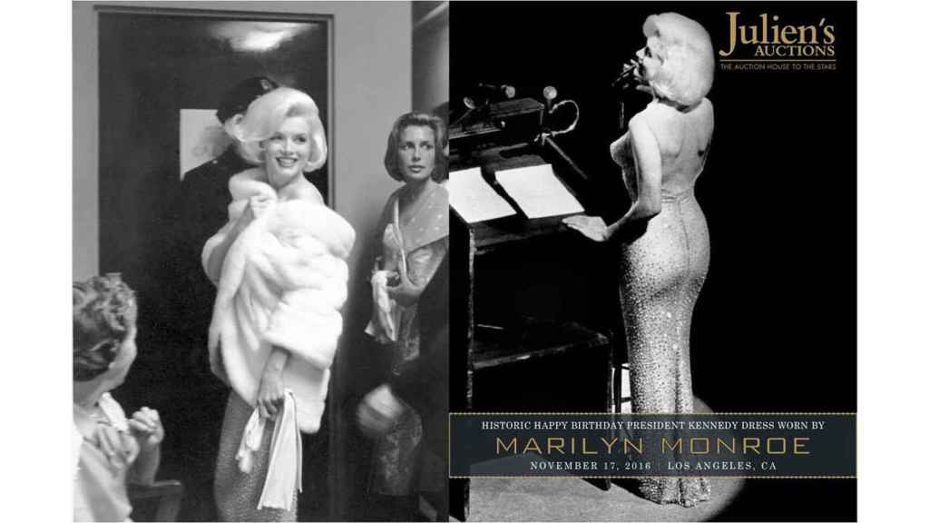 El famoso vestido de Marilyn ha sido vendido en varias ocasiones.