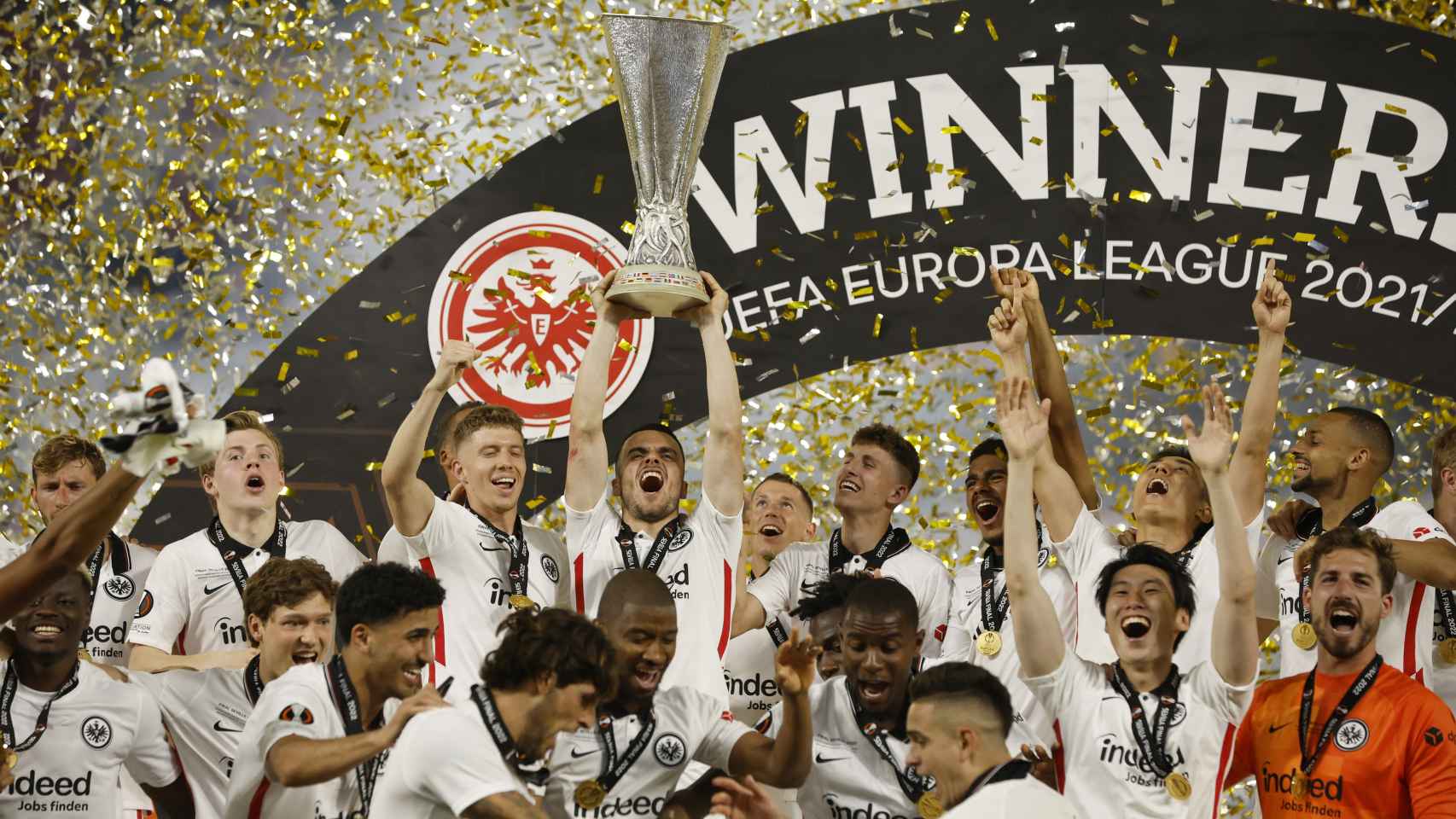 El Eintracht Frankfurt, campeón de la Europa League 2021/2022