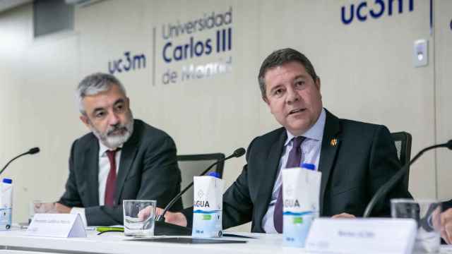 El presidente regional, Emiliano García-Page, ha participado en el debate-coloquio ‘Los fondos Next Generation y las CCAA’, que organiza la Universidad Carlos III de Madrid.