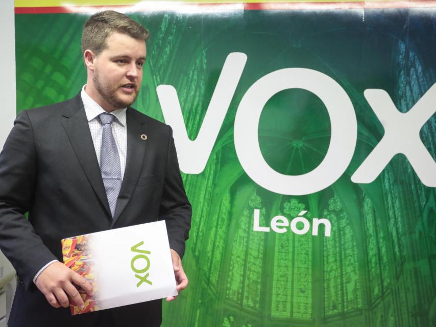 El procurador de Vox Miguel Suárez, en una imagen de archivo.