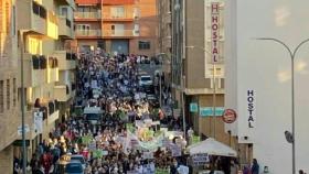 Manifestación en Béjar celebrada el 15 de octubre de 2021