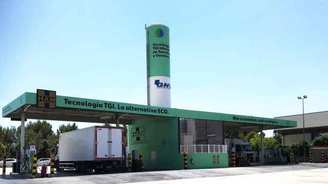 Una estación de servicio de gas natural licuado del Grupo HAM