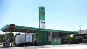 Una estación de servicio de gas natural licuado del Grupo HAM