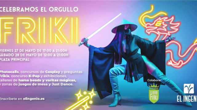 Cartel anunciador del Orgullo Friki en El Ingenio.