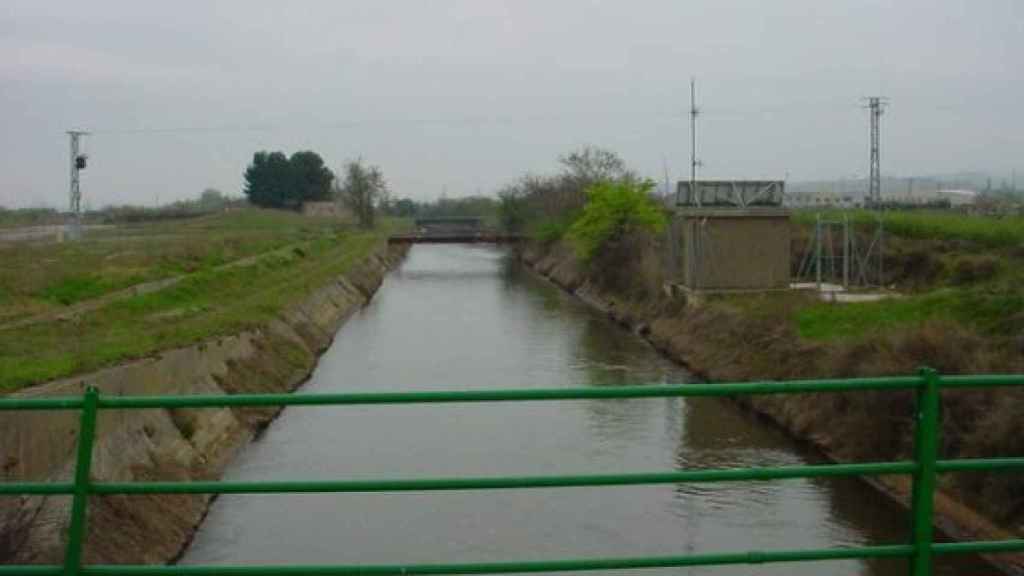 Canal de Lodosa, situado en la localidad de Aldeanueva de Ebro, cerca de Calahorra.