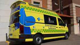 Ambulancia medicalizada del Sacyl.