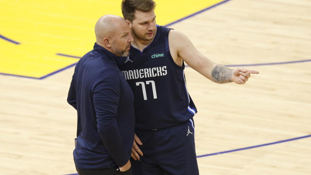 Jason Kidd y Luka Doncic
