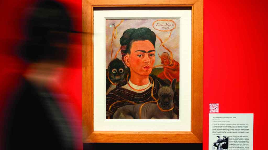 Frida Kahlo: 'Autorretrato con Changuito', 1945. Fundación Casa de México