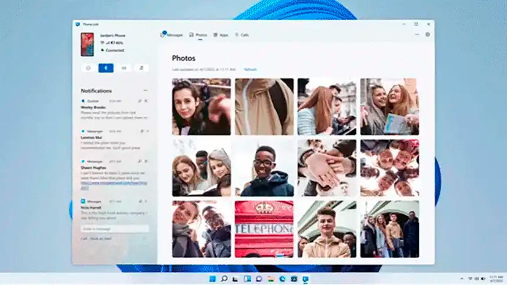 Enlace a Windows