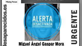 Mensaje desactivando la alerta por la desaparición de Miguel Ángel Gaspar Mora.