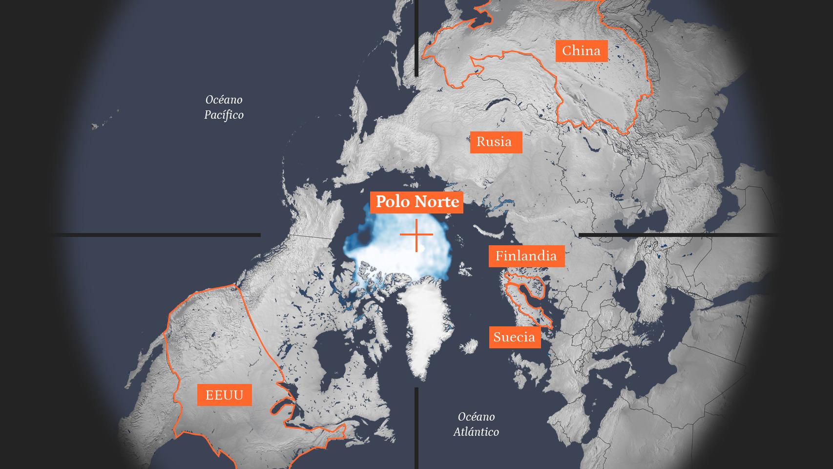 Rusia posa dos batiscafos bajo el Polo Norte en una misión territorial