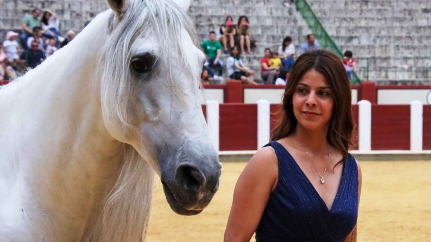 Espectáculo de caballos en la plaza de toros de Valladolid