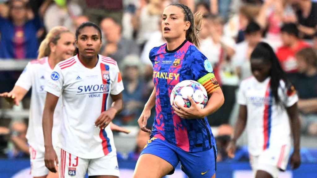 Alexia Putellas, tras marcar el gol del honor para el Barça Femenino en la final de la Women's Champions League 2021/2022