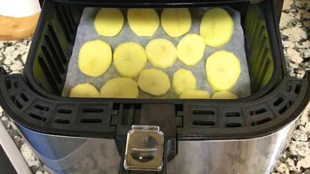 Unas patatas cocinadas con freidoras de aire.
