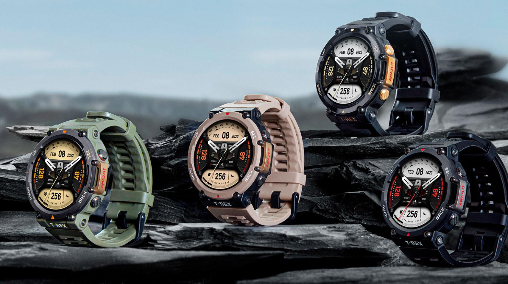 T-REX 2 Negro - 1.39 15 certificaciones militares AMAZFIT