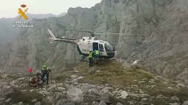 Vídeo del rescate en los Picos de Europa en León.