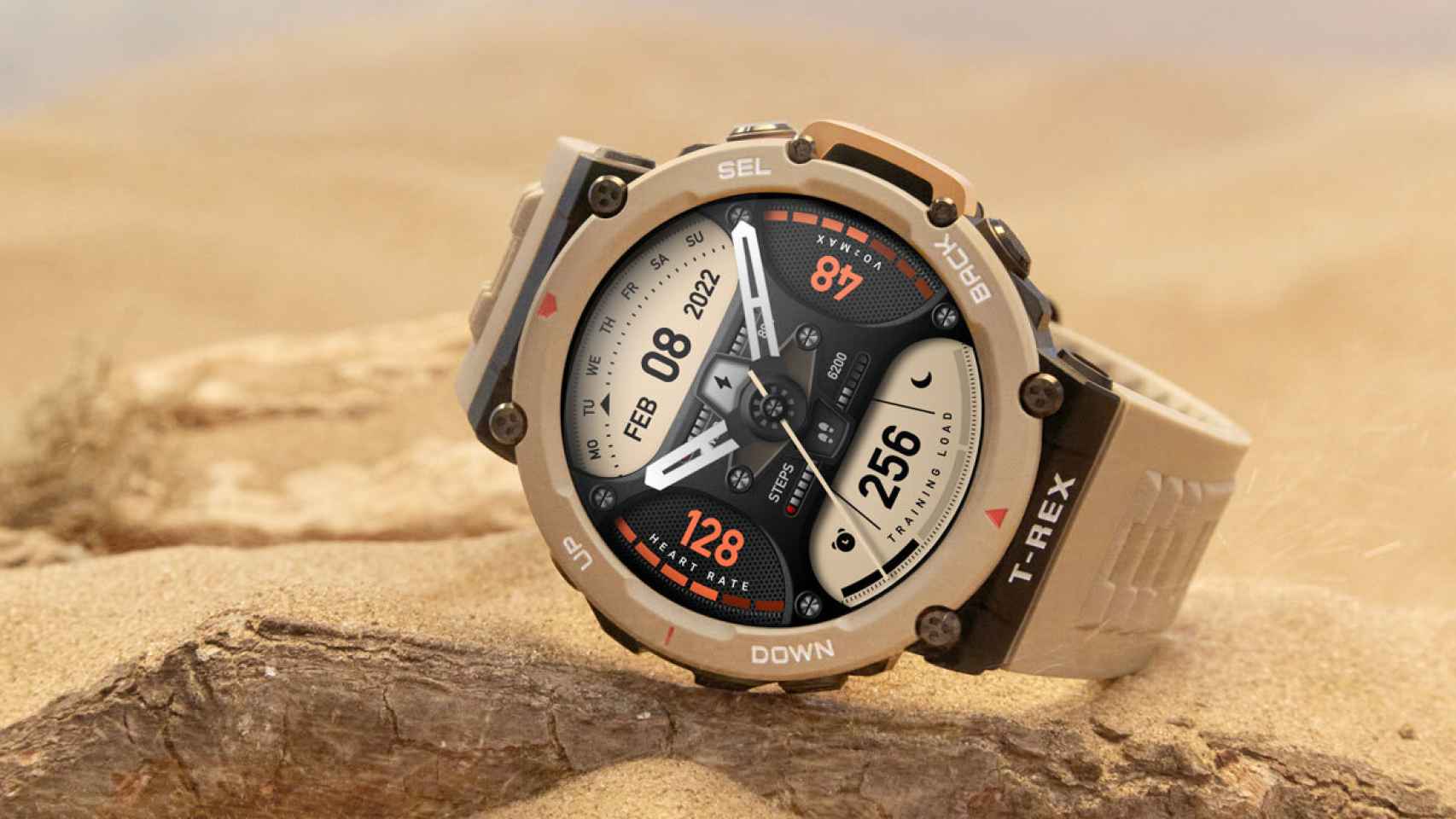 Amazfit T-Rex - Reloj Nego inteligente con GPS, deportivo militar