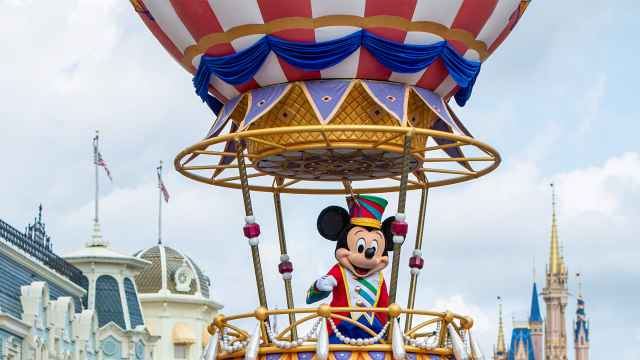 Mickey Mouse en Disneyland París.