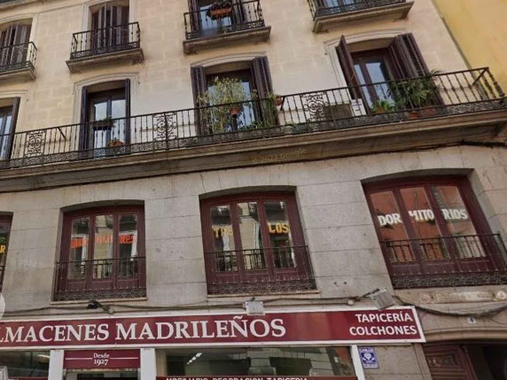 Vista del edificio de la calle Magadalena de Madrid.