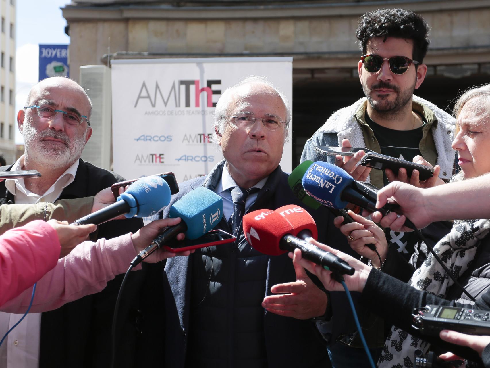 Javier López-Galiacho en su visita a León este miércoles.