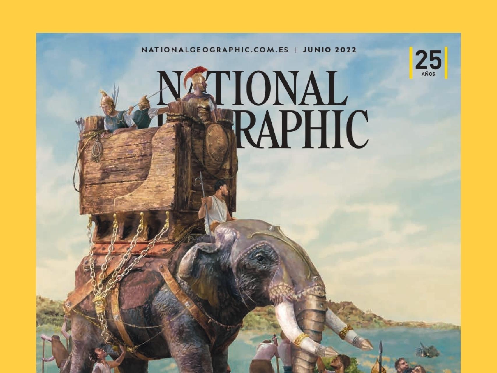 Portada de la revista de National Geographic España en julio.