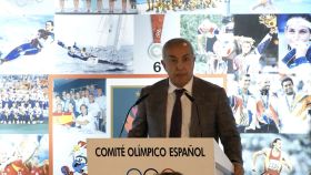 Alejandro Blanco, presidente del COE, en rueda de prensa