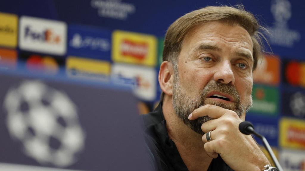 Jurgen Klopp en rueda de prensa