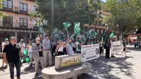 Protestas en Toledo. Foto: CSIF CLM.