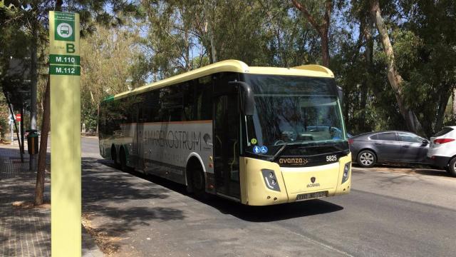 Imagen de archivo de un autobús del Consorcio de Transporte en Málaga.