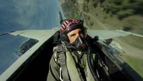 Maverick a bordo de un F-18 en Top Gun