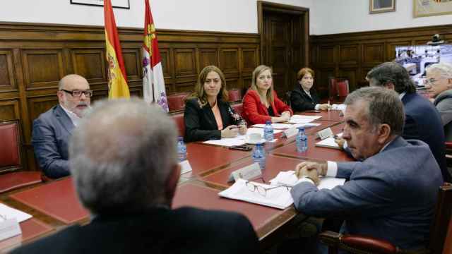 Imagen de la Comisión de Tráfico celebrada este jueves en Soria.
