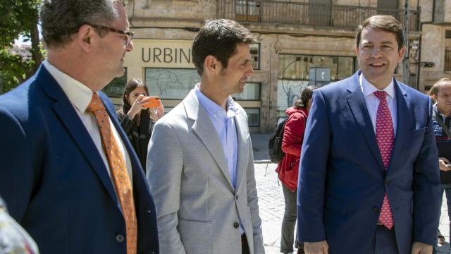 El presidente de la Junta de Castilla y León, Alfonso Fernández Mañueco, clausura el I Congreso Internacional de Vacuno