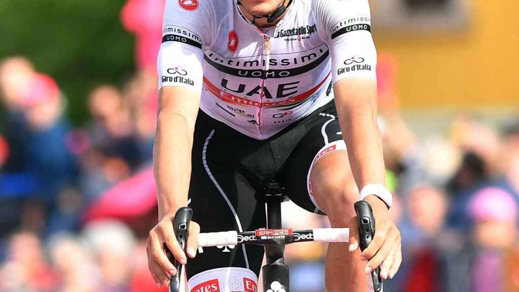 Joao Almeida durante una etapa en el Giro de Italia