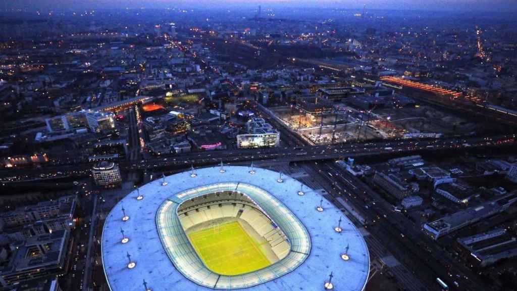 Vista aérea del Stade de France de París