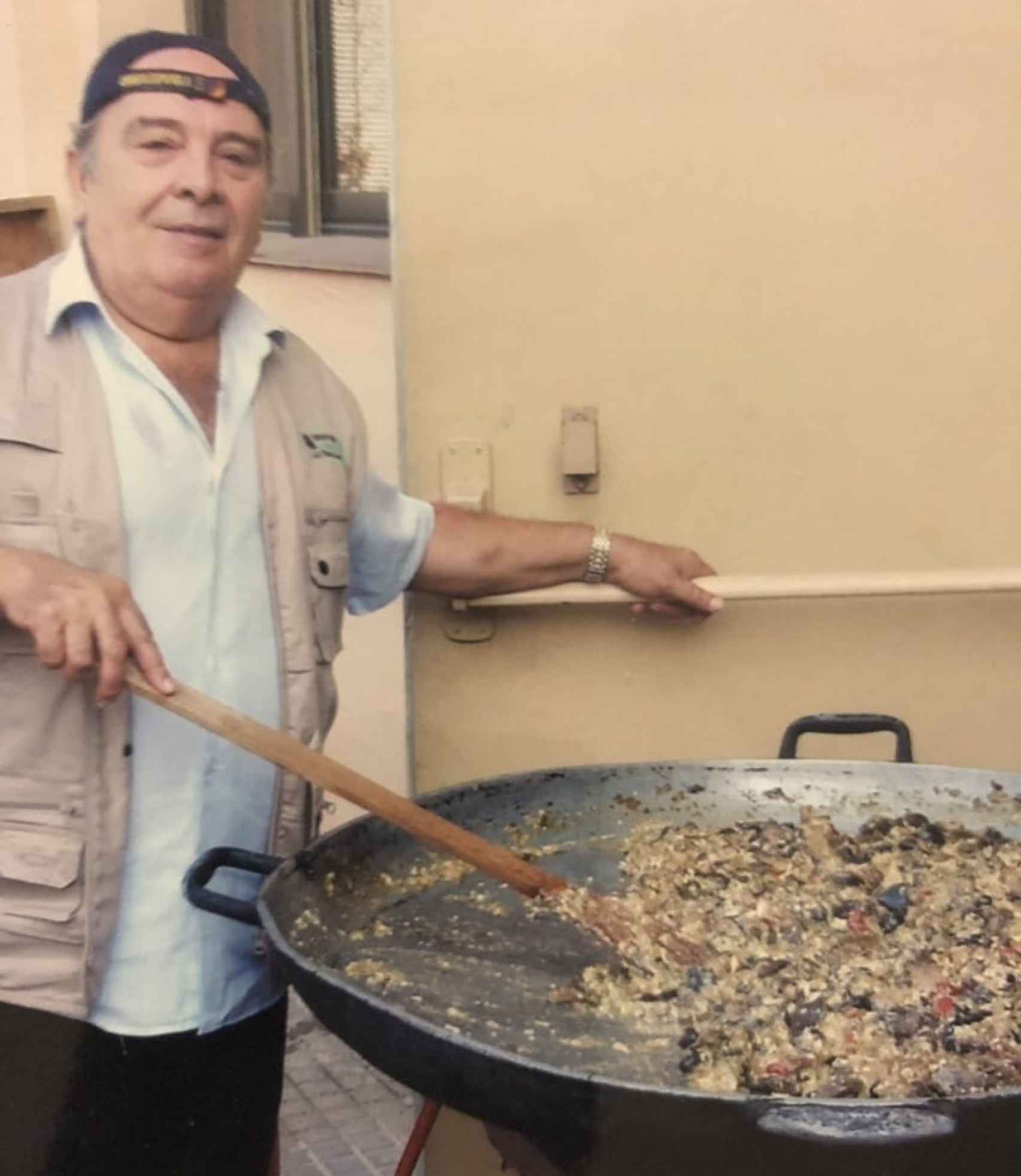 Mariano Andrés, padre del chef, en una foto compartida por el propio José Andrés.