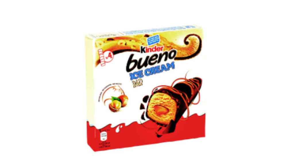 La caja de Kinder Bueno Ice Cream Bar, el pero helado para la OCU.