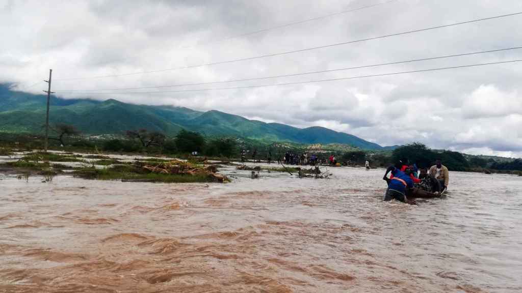 Una región tanzana anegada por las fuertes lluvias torrenciales