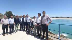 El presidente de la Diputación celebra la llegada de agua del trasvase Júcar-Vinalopó