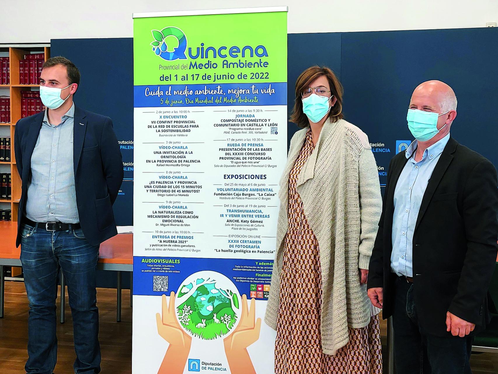 Presentación de Quincena Medio Ambiente en Palencia.