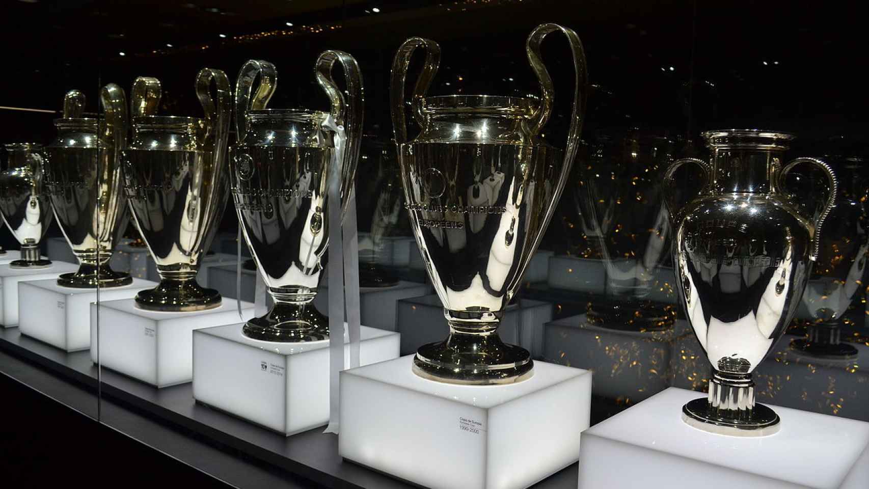 Sala de trofeos del Real Madrid