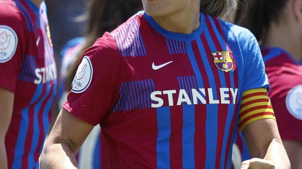 Alexia Putellas, celebrando su gol con el Barça Femenino en la final de la Copa de la Reina 2021/2022